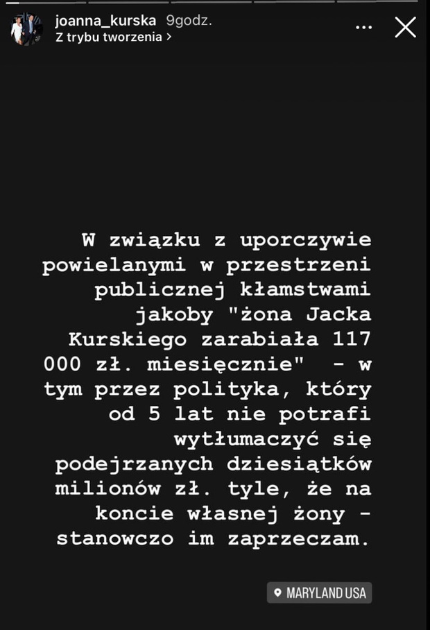 Oświadczenie Joanny Kurskiej. Ile zarabiała w TVP