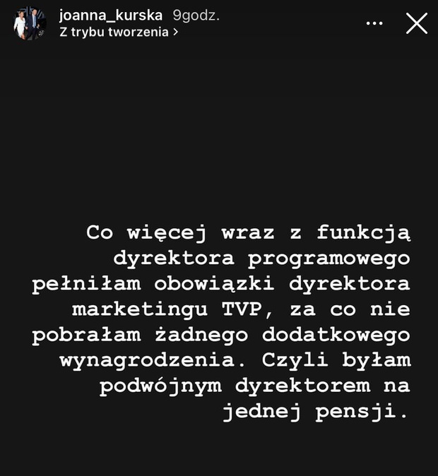 Oświadczenie Joanny Kurskiej. Ile zarabiała w TVP
