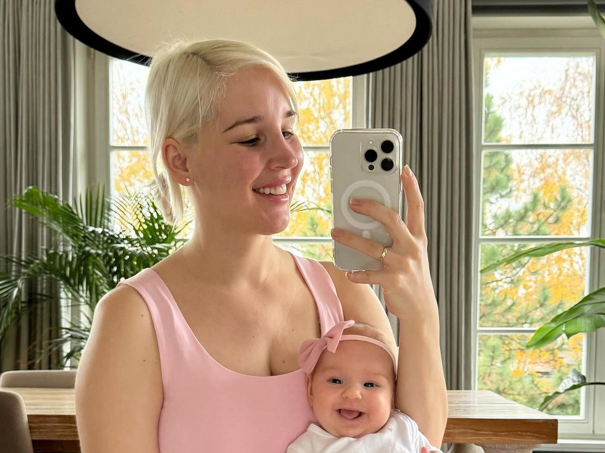 Lil Masti z córką