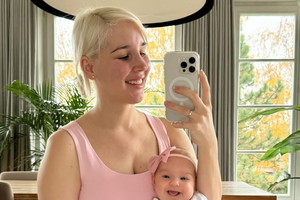 Lil Masti z córką