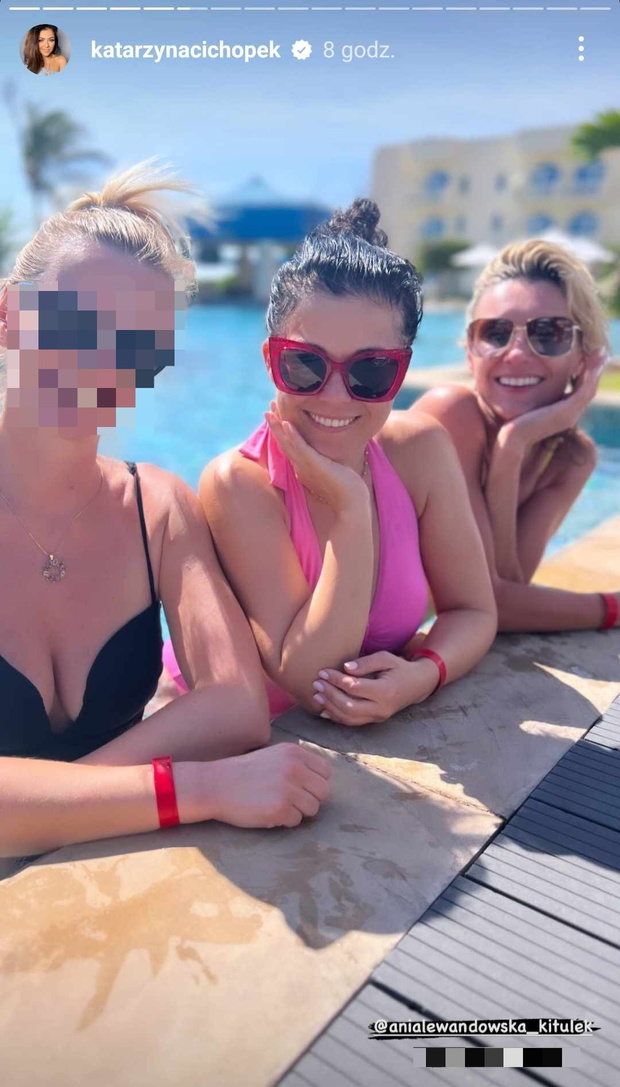 Cichopek jest na wakacjach z Lewandowską