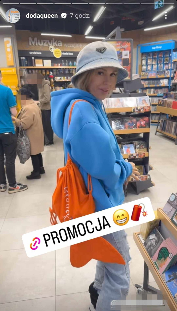 Doda zrobiła to na środku sklepu