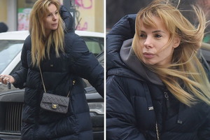 Izabela Janachowska bez makijażu na zakupach
