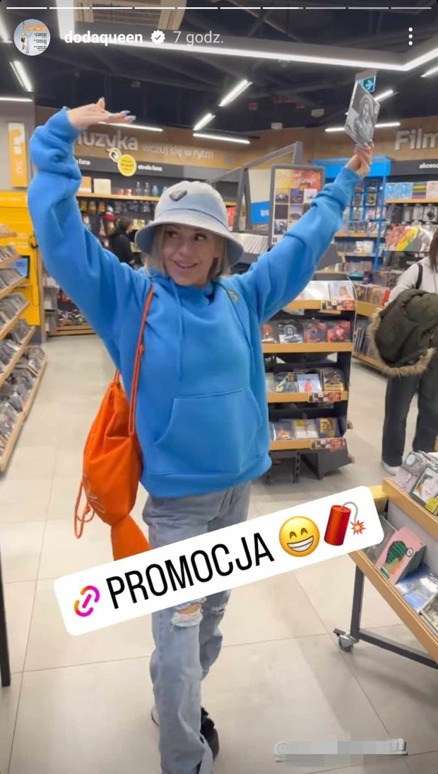 Doda zrobiła to na środku sklepu