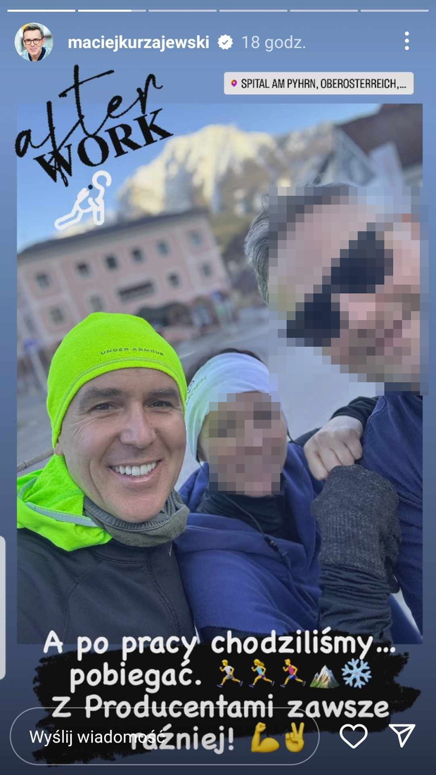Maciej Kurzajewski pokazał, co robi po zwolnieniu z Pytania na śniadanie