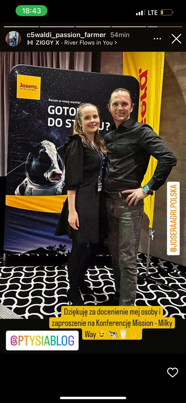 InstaStories Waldemara z "Rolnik szuka żony"