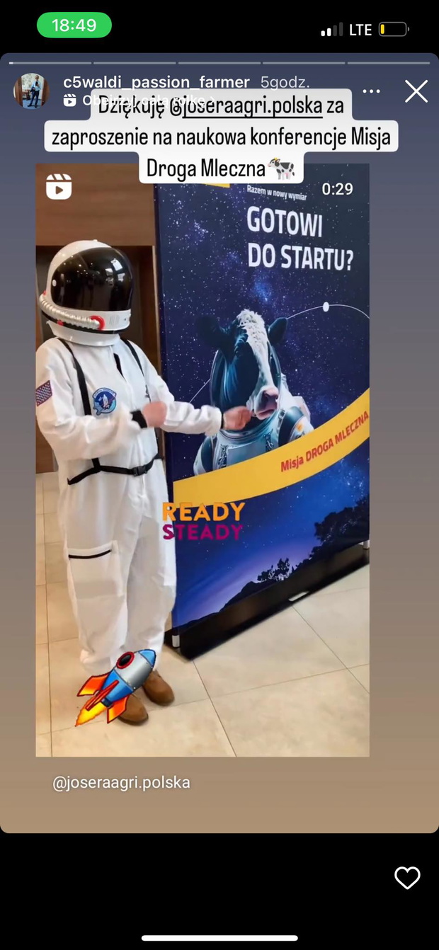 InstaStories Waldemara z "Rolnik szuka żony"