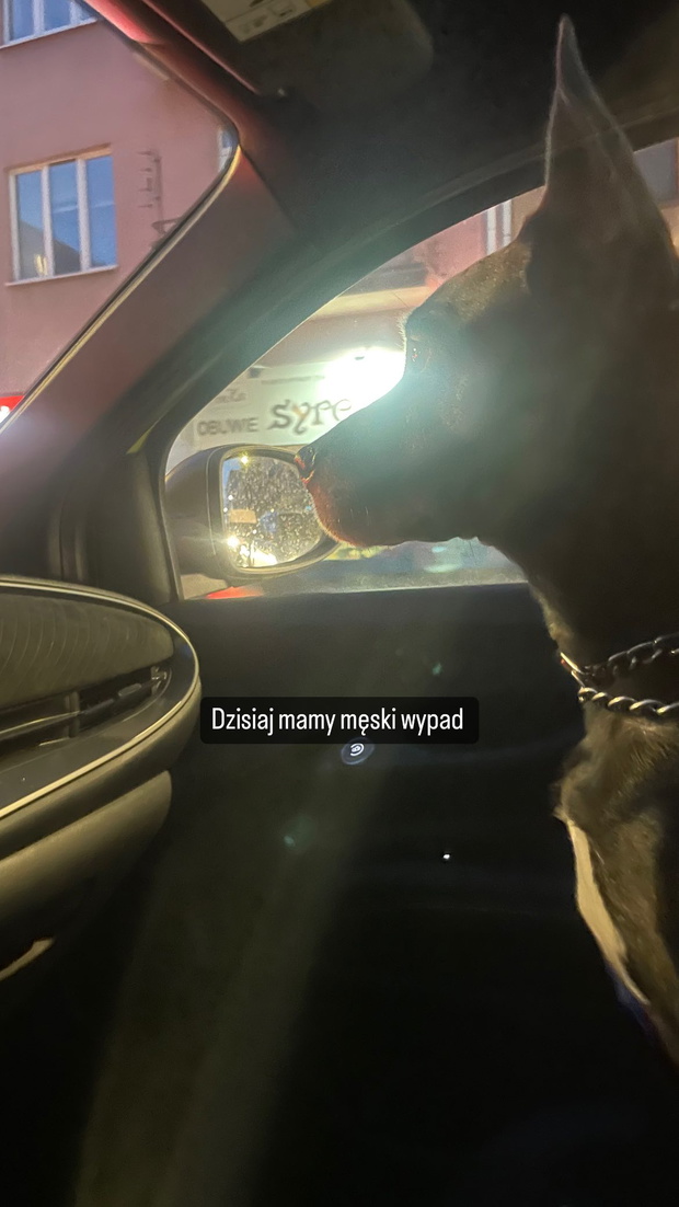 Michał Szpak spędza męski wieczór
