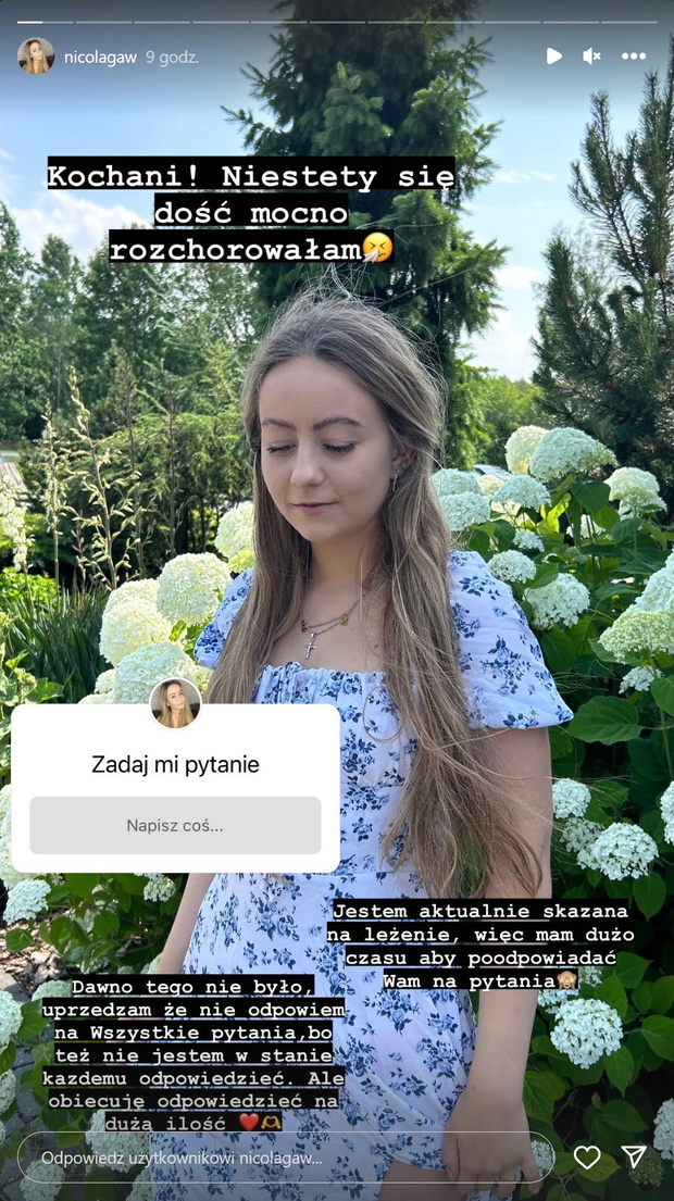 Nicola z Rolnik szuka żony chora