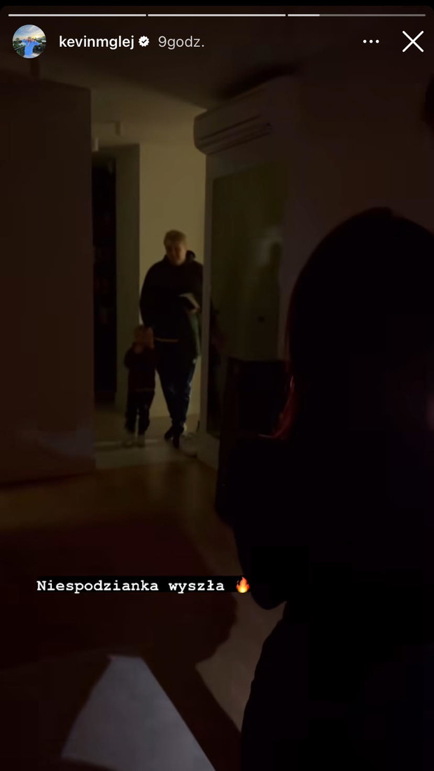Kevin Mglej wyprawił synkowi niespodziankę urodzinową