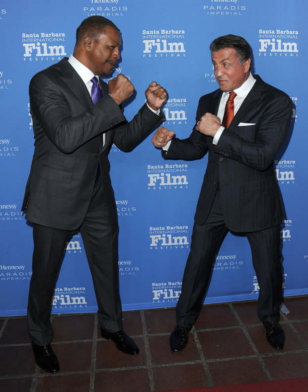 Carl Weathers, Sylvester Stallone