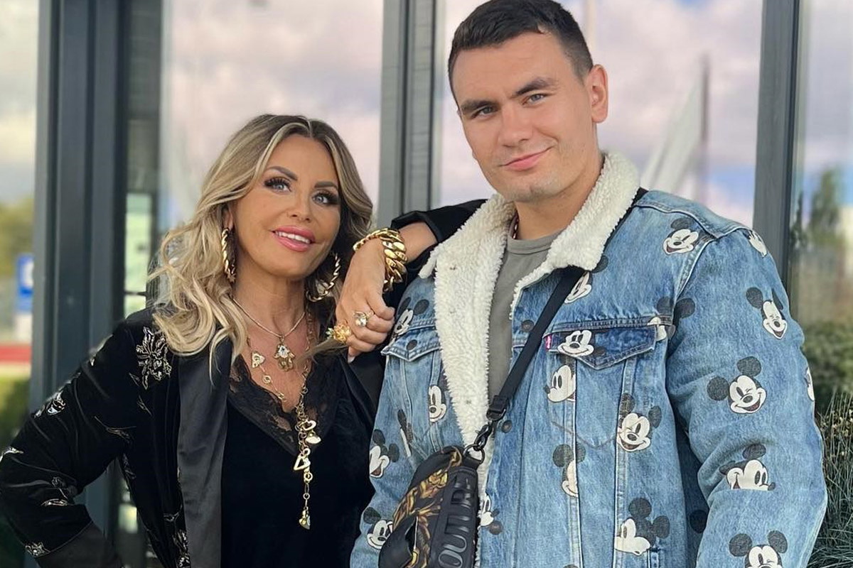 Dagmara Kaźmierska z synem