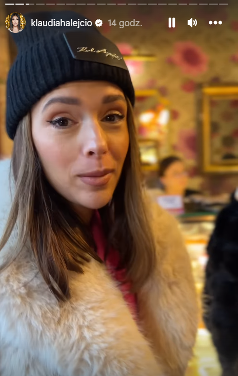 Klaudia Halejcio w cukierni Gessler