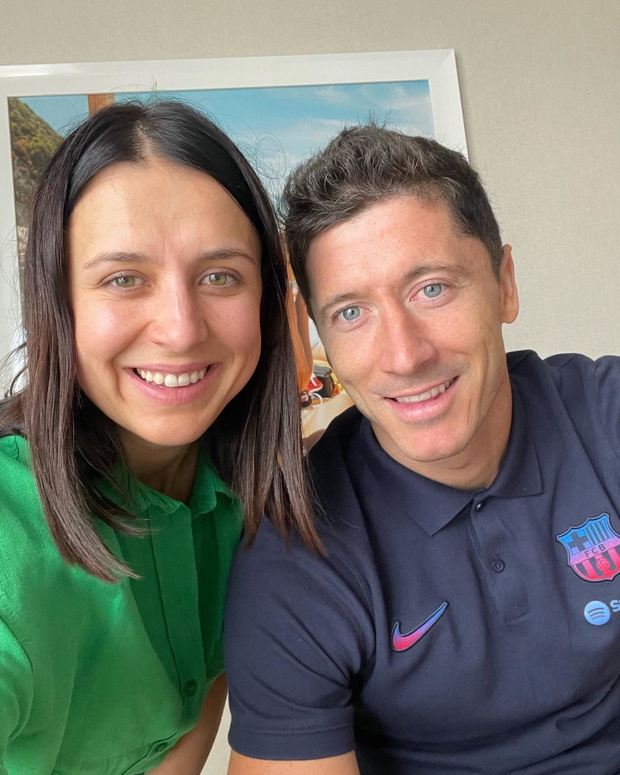 Milena Lewandowska i Robert Lewandowski