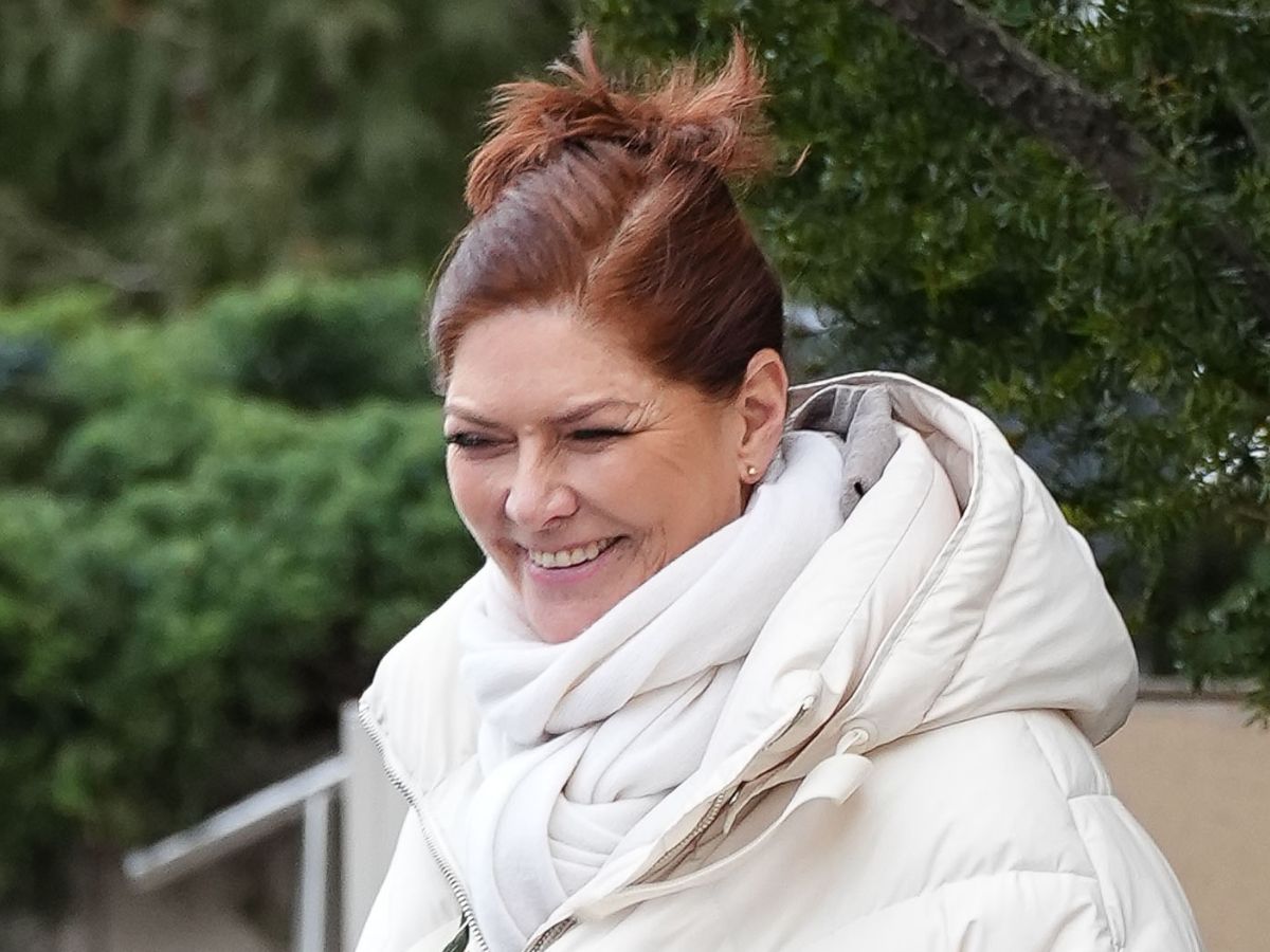 Katarzyna Dowbor wychodzi ze studia Pytanie na śniadanie