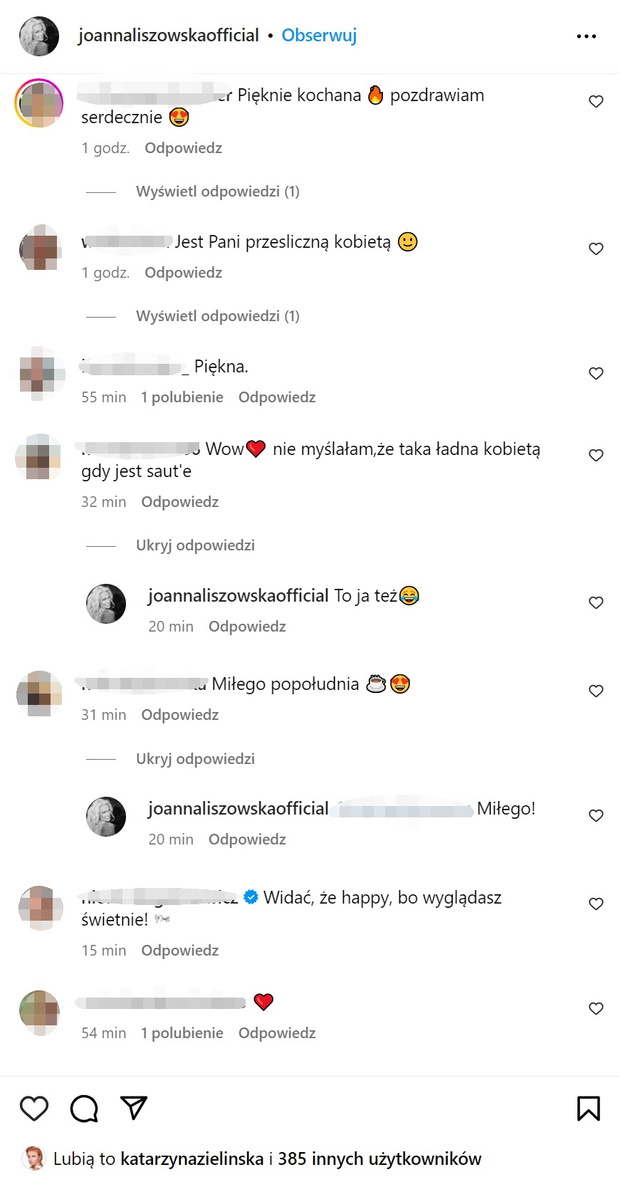 Joanna Liszowska bez makijażu