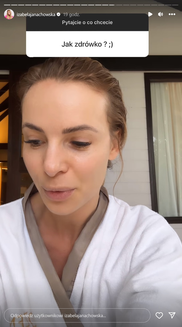 Izabela Janachowska o swoim zdrowiu