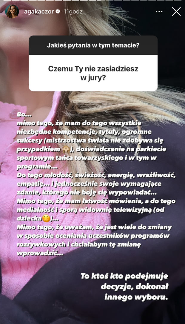 Agnieszka Kaczorowska o castingu do TzG