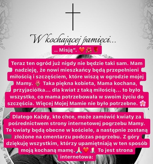 Nie żyje mama Kasi z 40 kontra 20