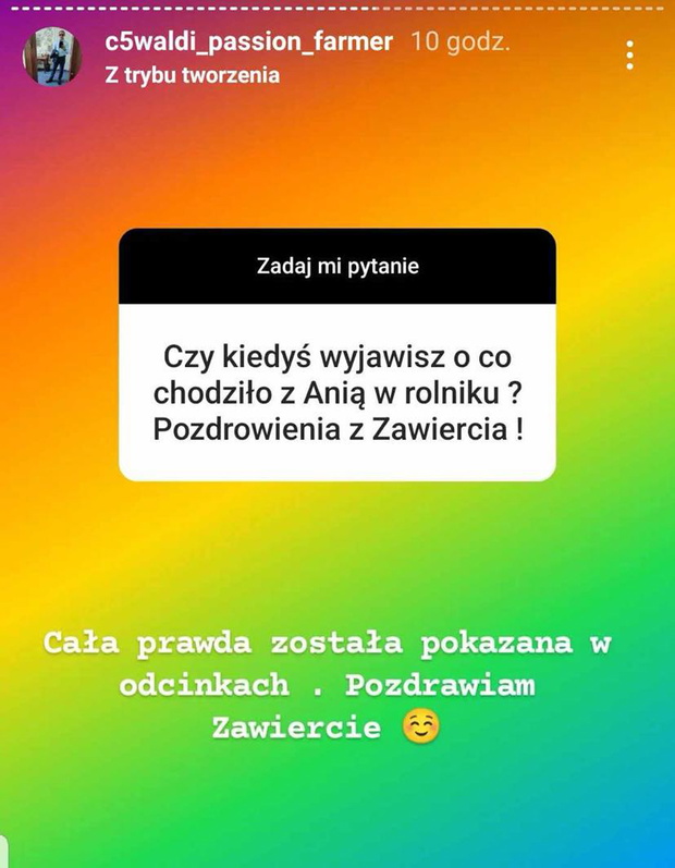 Waldemar o Annie z Rolnik szuka żony