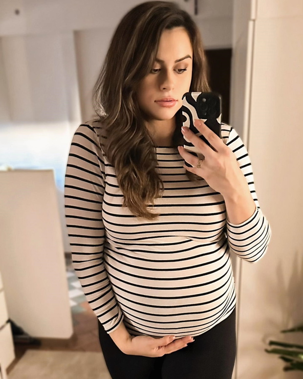 Olga Przybysz w ciąży