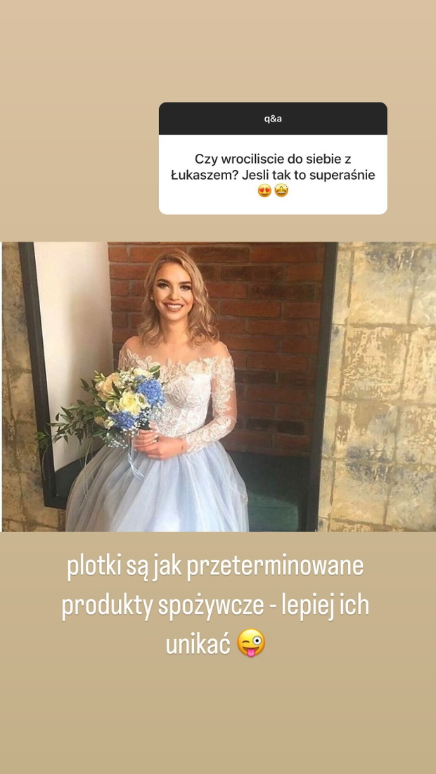 Oliwia ze Ślubu od pierwszego wejrzenia odpowiada, czy wróciła do Łukasza