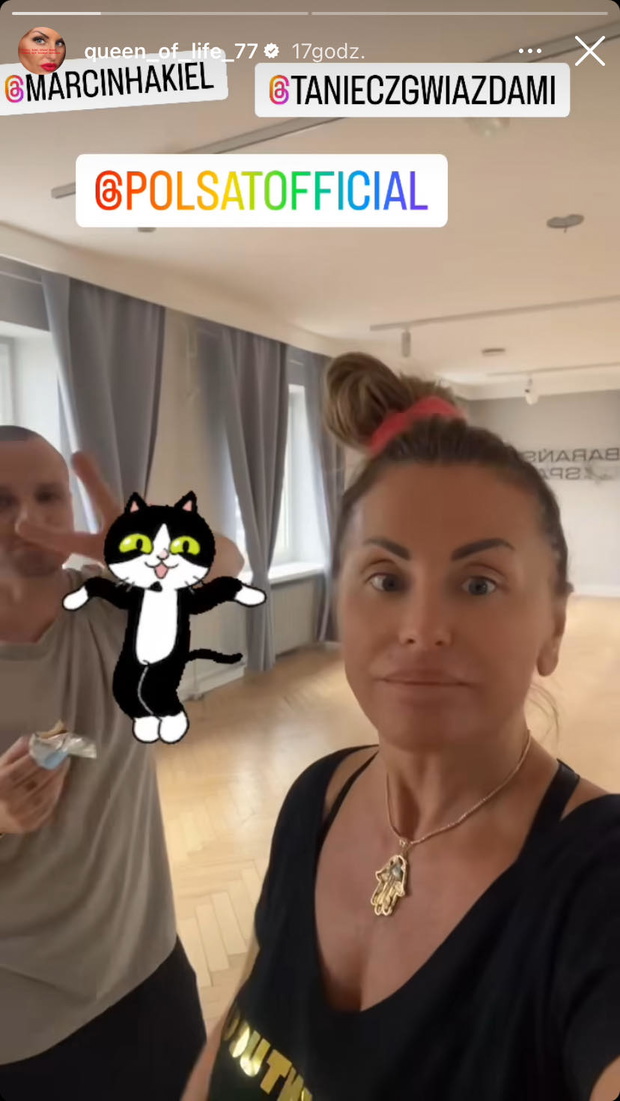 Dagmara Kaźmierska, Marcin Hakiel na treningu do Tańca z gwiazdami