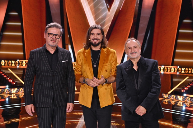 Tomasz Szczepanik, Piotr Salata i Wojciech Kwiatkowski w The Voice Senior