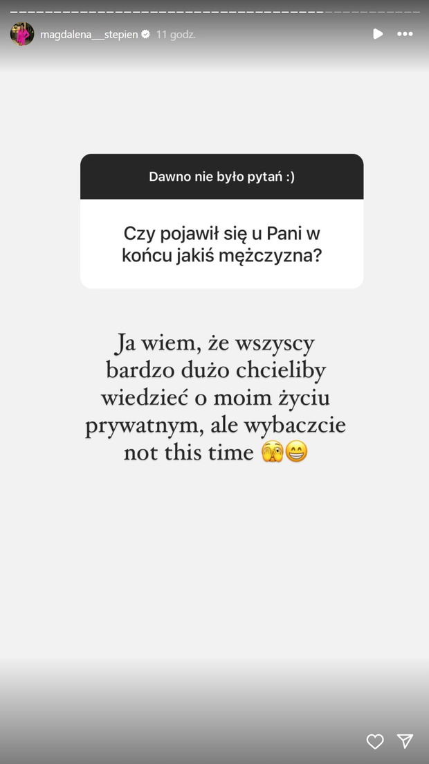 Magdalena Stępień o mężczyźnie