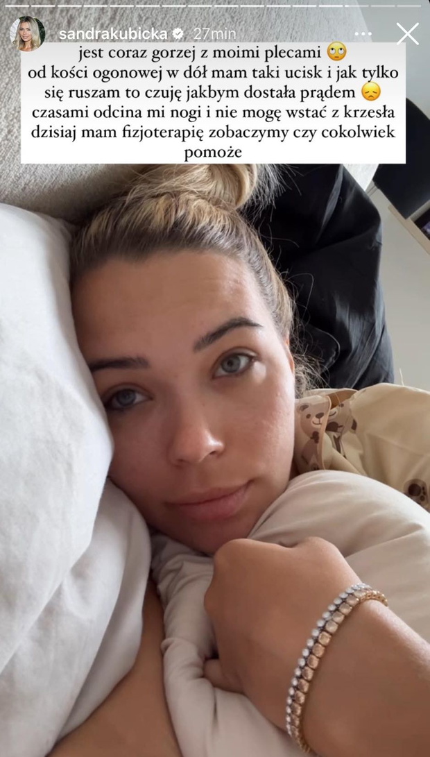 Sandra Kubicka przekazała niepokojące wieści