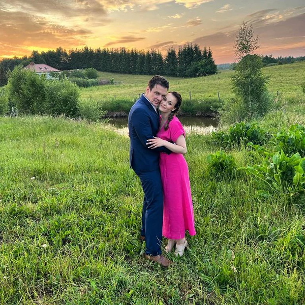 Marcin Kwaśny z żoną