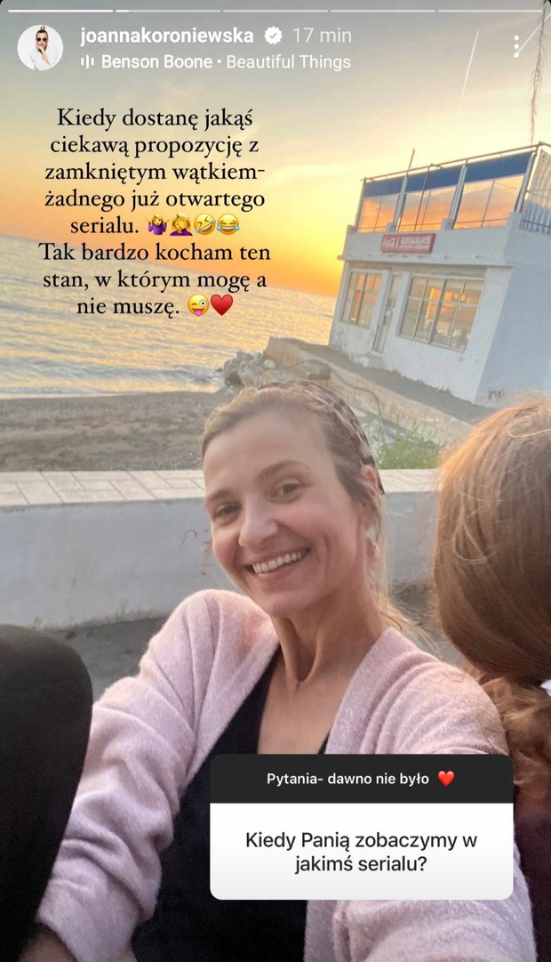 Joanna Koroniewska o rolach serialowych