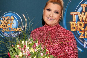 Katarzyna Skrzynecka na planie Twoja Twarz Brzmi Znajomo