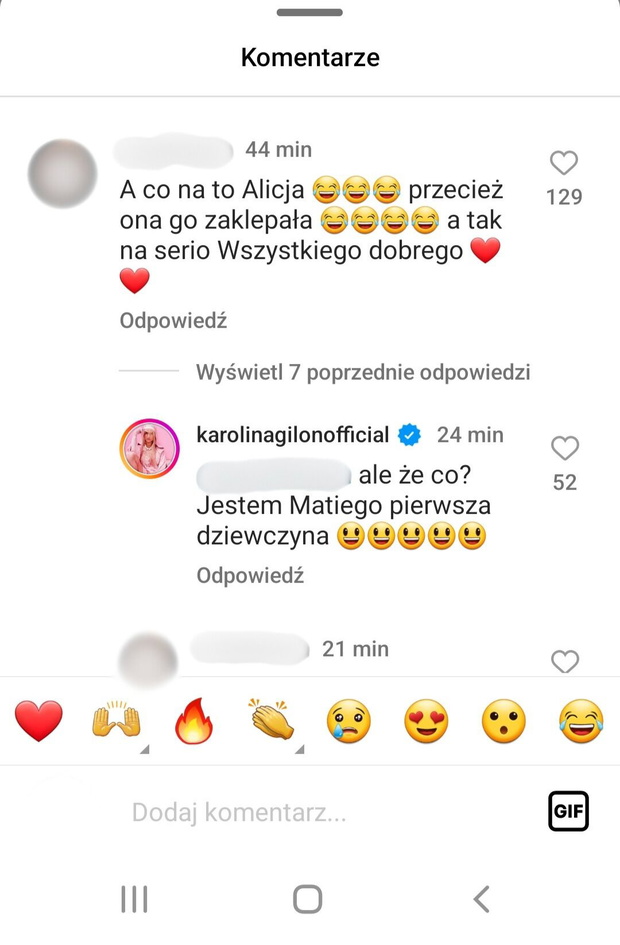 Karolina Gilon. Mateusz Świerczyński i Alicja Ostrouch