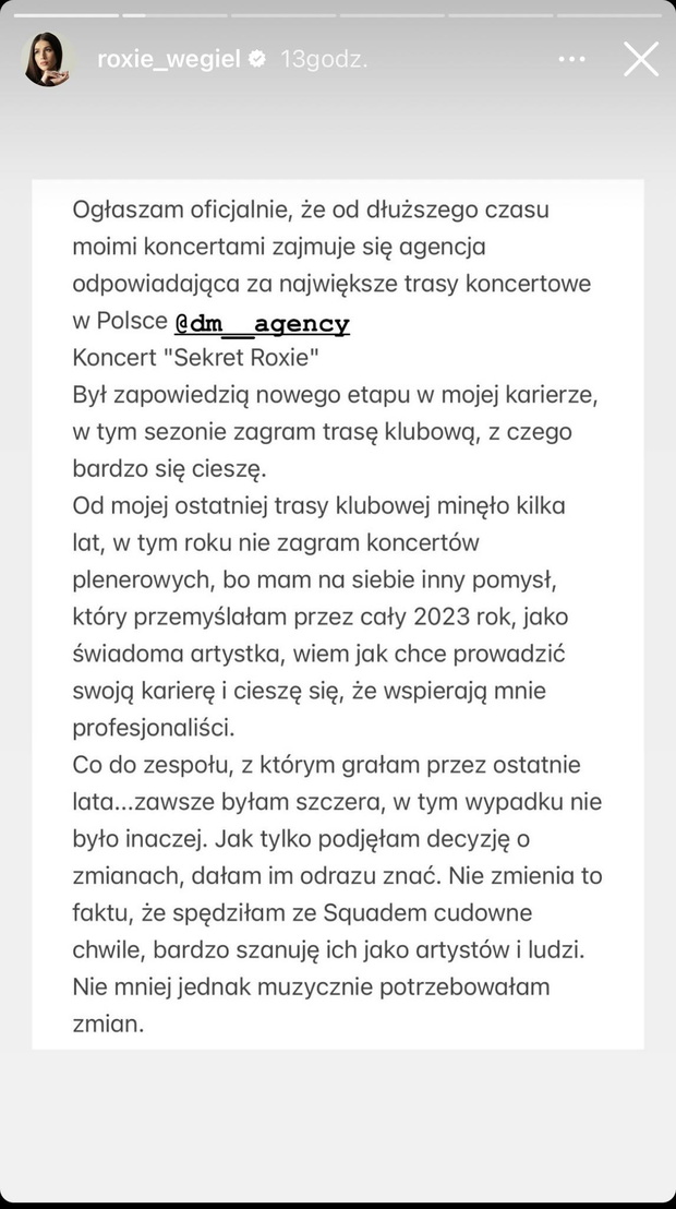 Roksana Węgiel - screen
