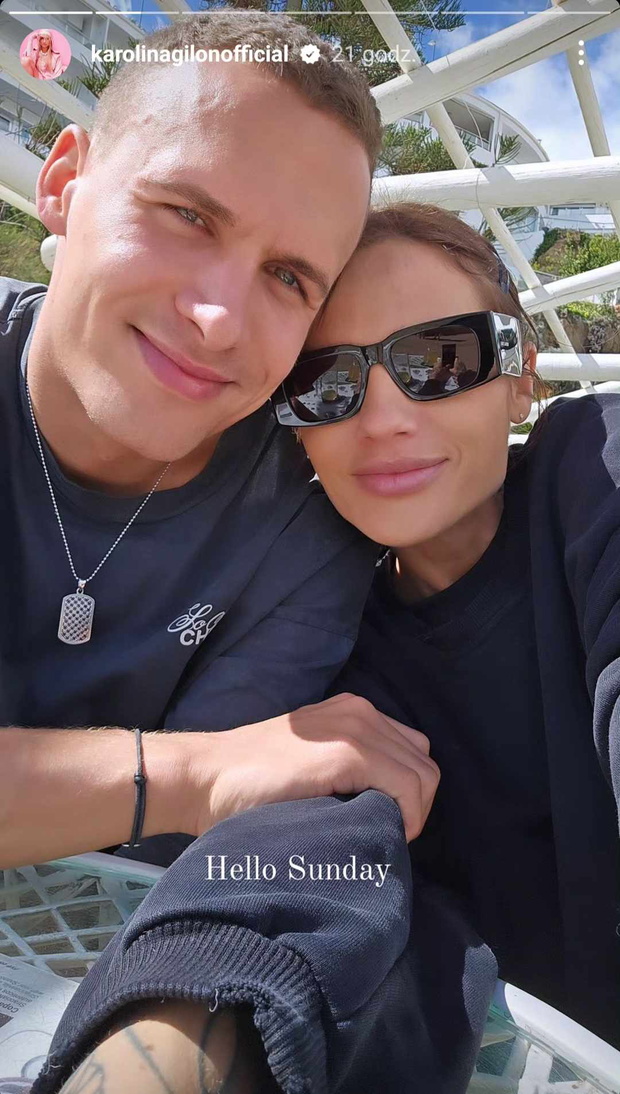Karolina Gilon z partnerem(1)