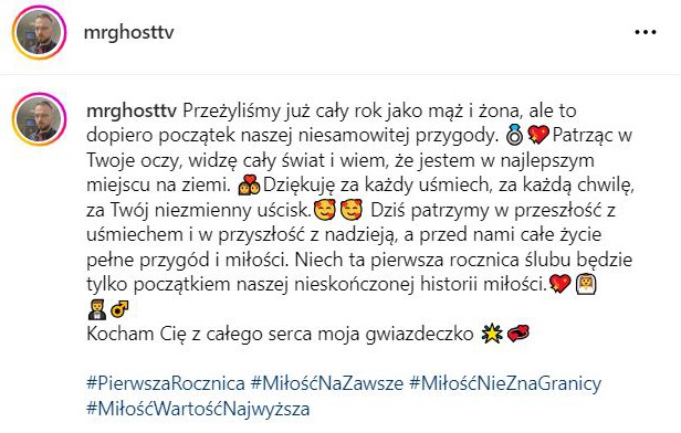 Kornelia i Marek ze Ślubu od pierwszego wejrzenia świętują rocznicę ślubu