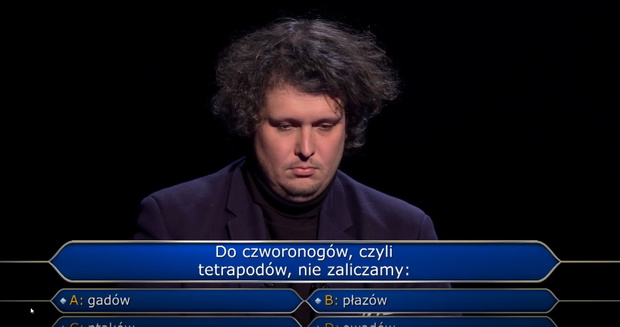 Milionerzy: pytanie za milion złotych
