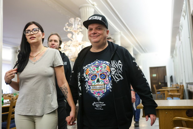 Krzysztof Skiba i Karolina Kempińska