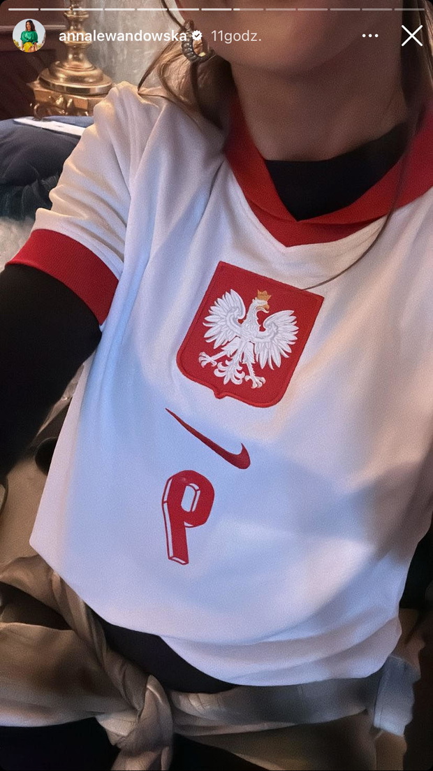 Ania Lewandowska kibicuje polskiej reprezentacji
