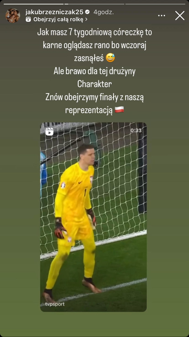 Jakub Rzeźniczak pokazał wymowne kadry z samego rana