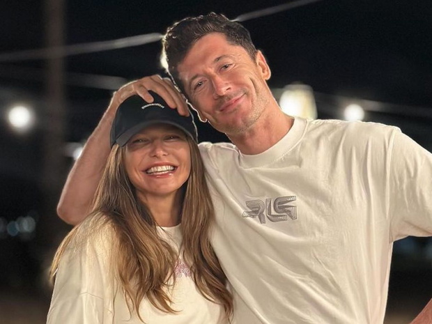 Ania i Robert Lewandowscy