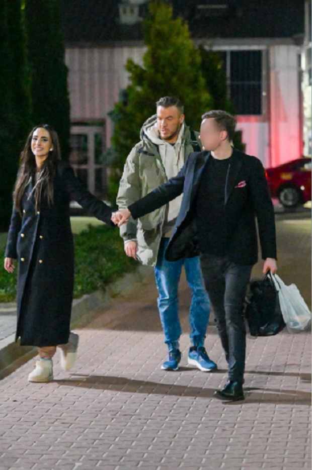 Kamil Baleja i Magdalena Perlińska z partnerem