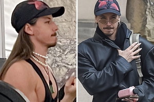 Michał Szpak na siłowni