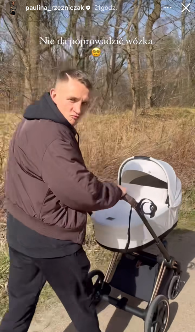 Jakub Rzeźniczak z córką