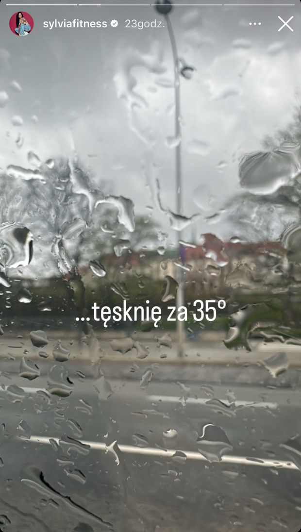 Sylwia Szostak tęskni za upałem