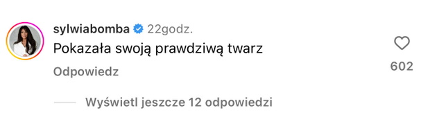 Sylwia Bomba komentuje zachowanie Edzi