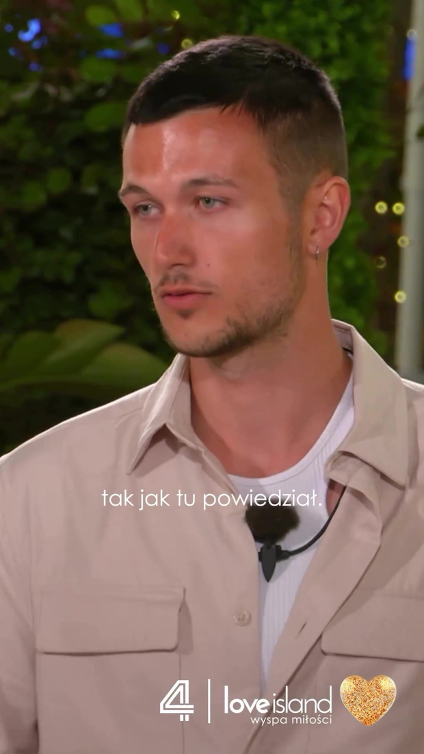 Mateusz tłumaczy się z kłamstwa w Love Island
