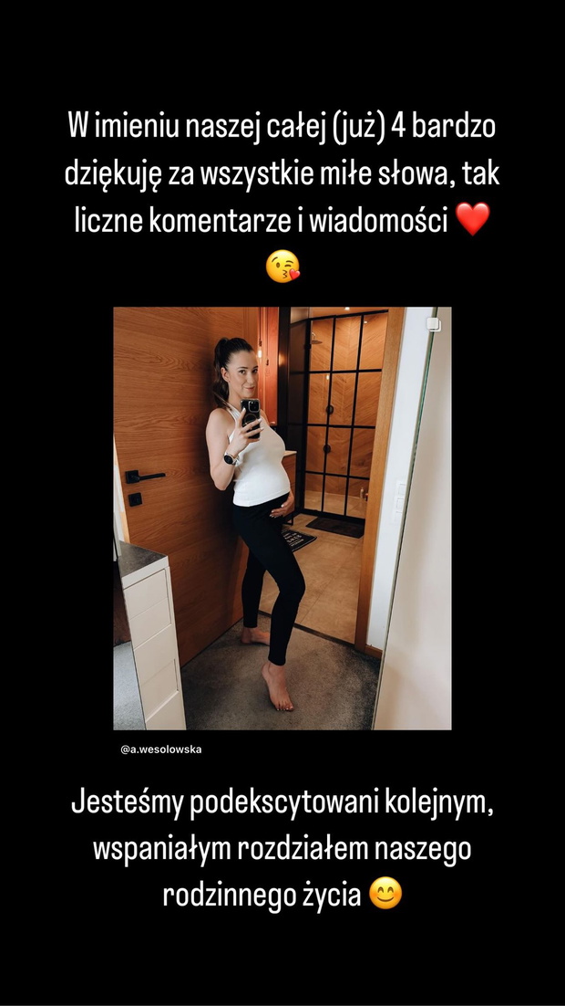 Jakub i Agnieszka Wesołowscy spodziewają się dziecka