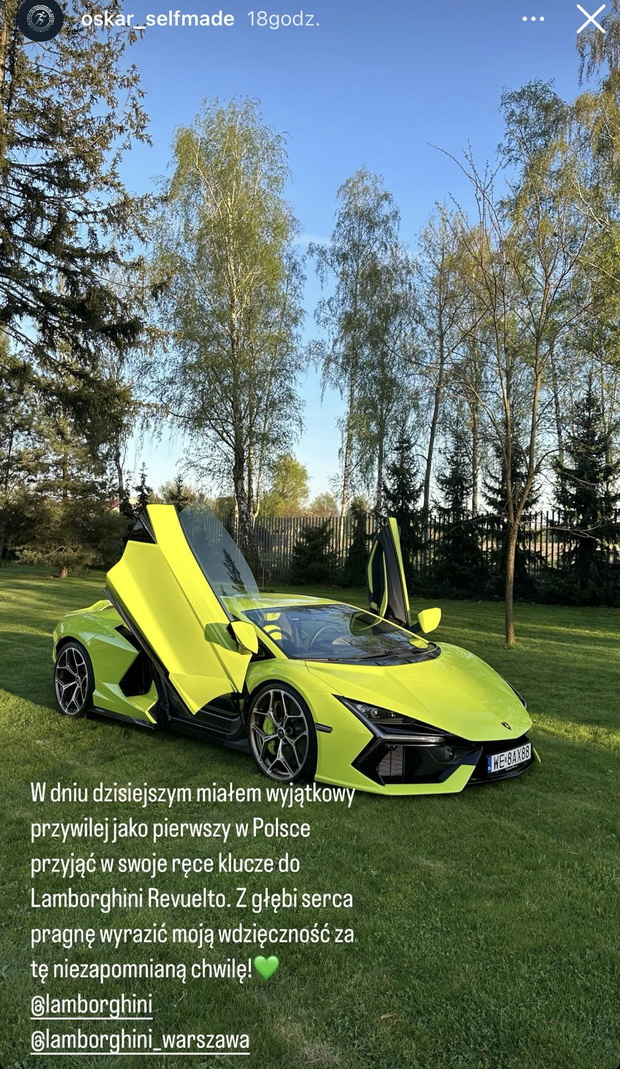 Klaudia Halejcio i Oskar w lambo